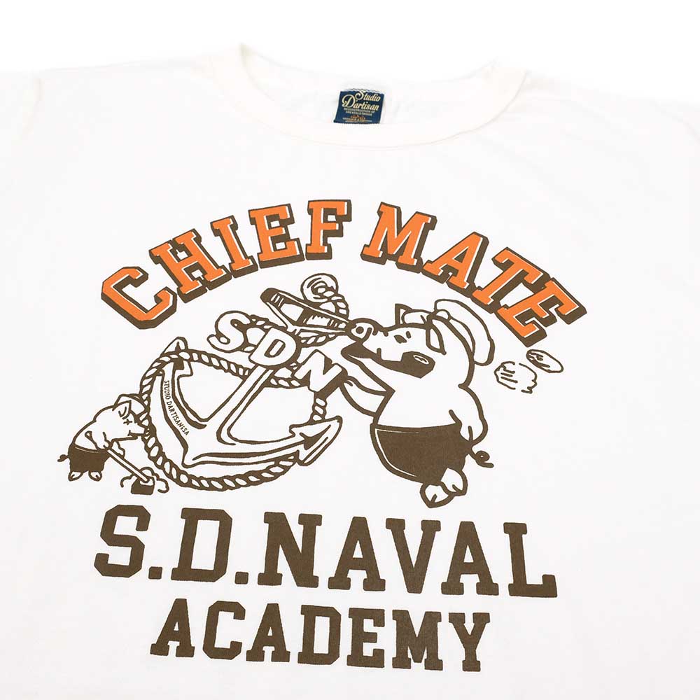 STUDIO D’ARTISAN - USA COTTON T-SHIRT - CHIEF MATE - 8182A