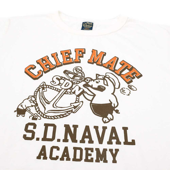 STUDIO D’ARTISAN - USA COTTON T-SHIRT - CHIEF MATE - 8182A