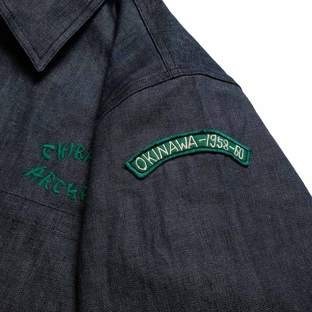 TAILOR TOYO - Late 1950s Style Blue Denim Okinawa Jumper - CHIBANA ARCHER'S - TT15881