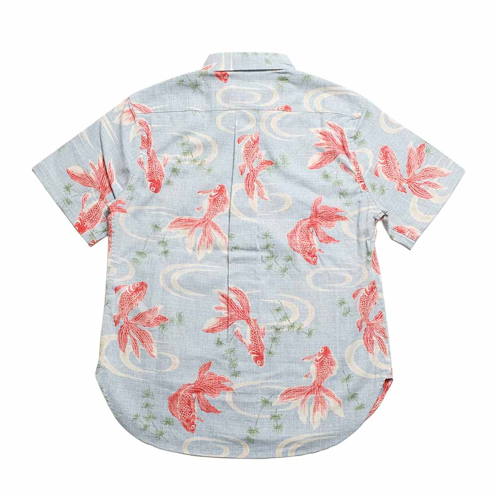 Koromozakura - Southern Cross - Short-Sleeve Regular Shirt - Goldfish - SA1762