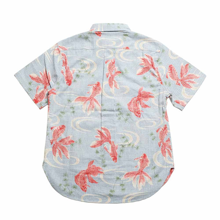 Koromozakura - Southern Cross - Short-Sleeve Regular Shirt - Goldfish - SA1762