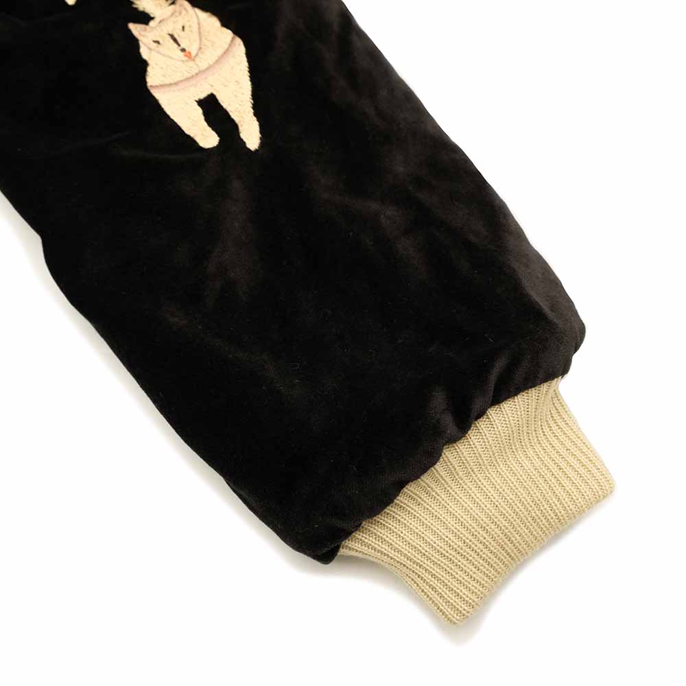 TAILOR TOYO - Velveteen Souvenir Jacket - POLAR BEAR x ALASKA MAP - TT15792-119