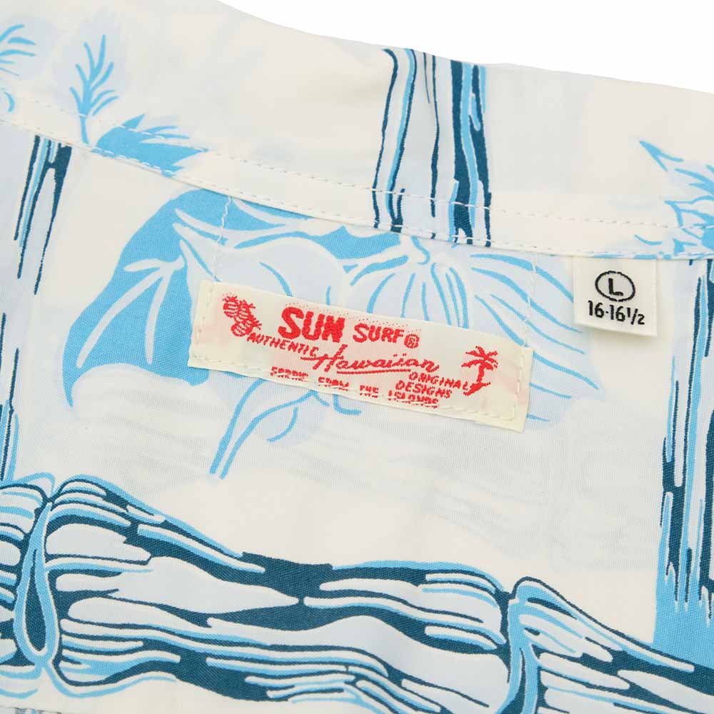 SUN SURF - RAYON HAWAIIAN SHIRT - ISLAND PLANTS - SS39419