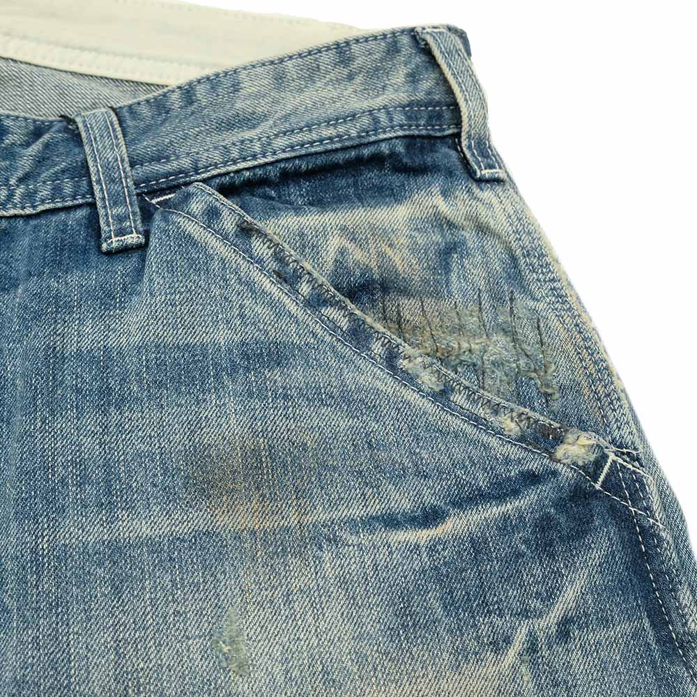 UNIVERSAL OVERALL - 12.75oz CONE DENIM REMAKE PAINTER PANTS - HT2433601-C