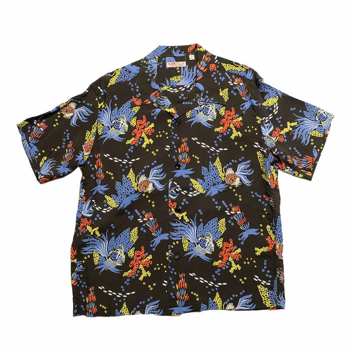 SUN SURF - S/S RAYON HAWAIIAN SHIRT - TROPICAL FISH - SS39626