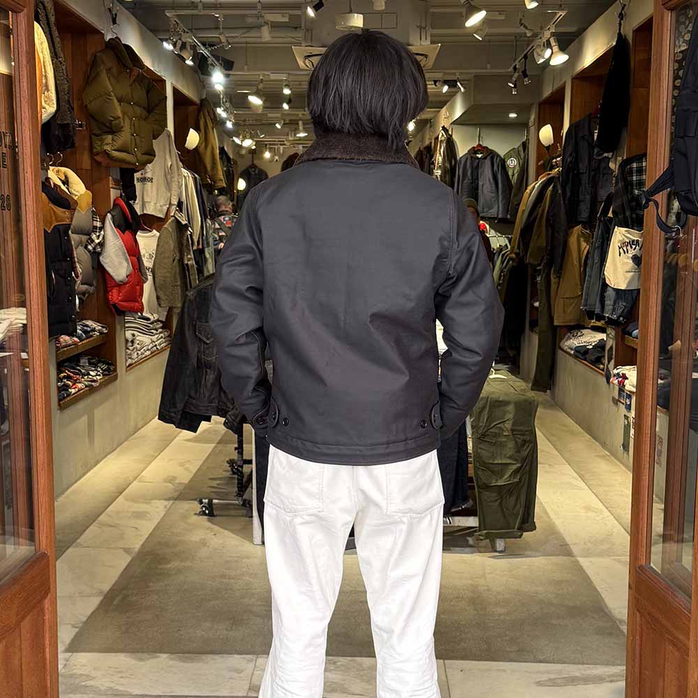 IRON HEART - OILED WHIPCORD - N-1 TYPE DECK JACKET - IHM-37