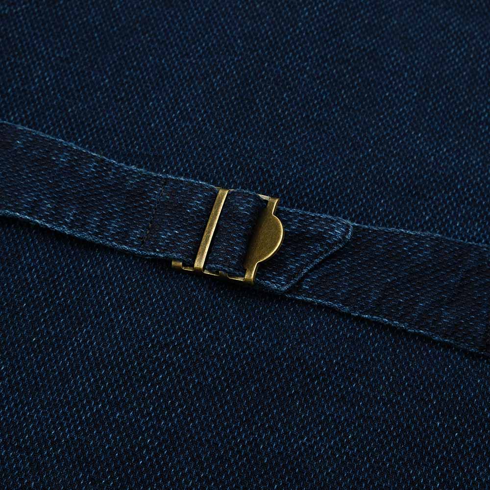Soundman - Working Waist Coat - Marcy - Indigo Dyed SASHIKO - M376-655X