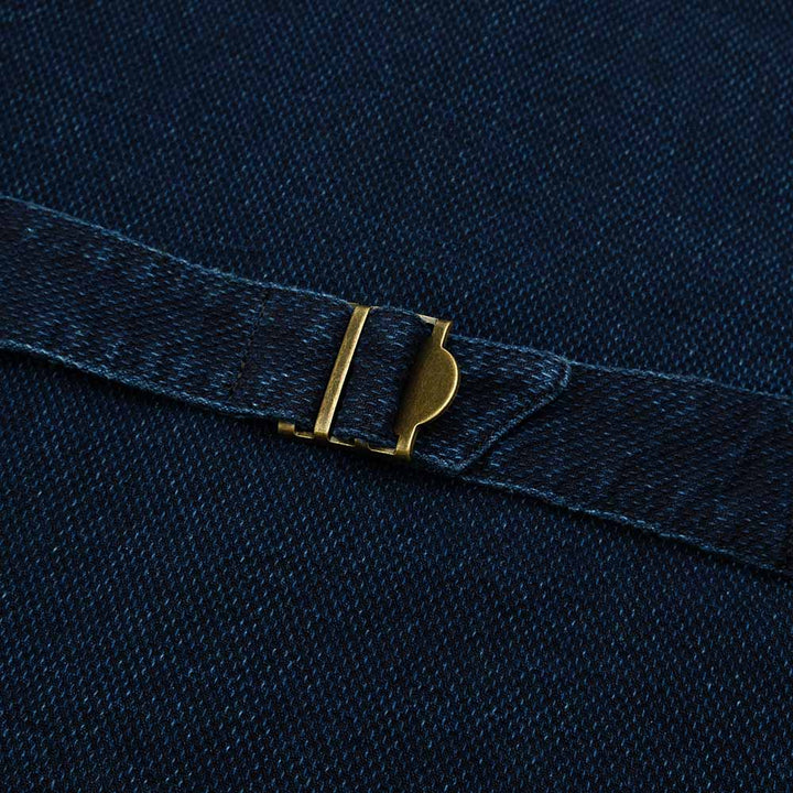 Soundman - Working Waist Coat - Marcy - Indigo Dyed SASHIKO - M376-655X