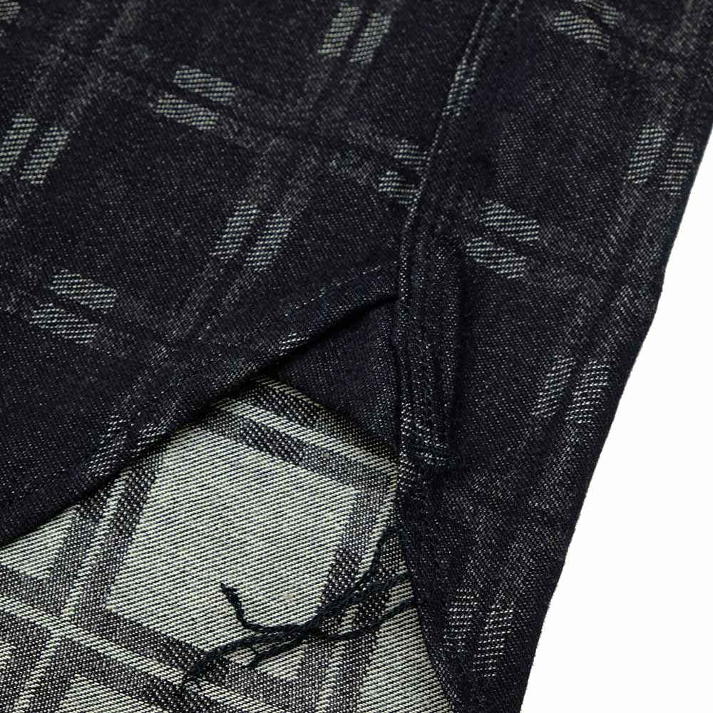 MOMOTARO JEANS - Triple Stitch Cross Plaid Jacquard Shirt - MXLS1035