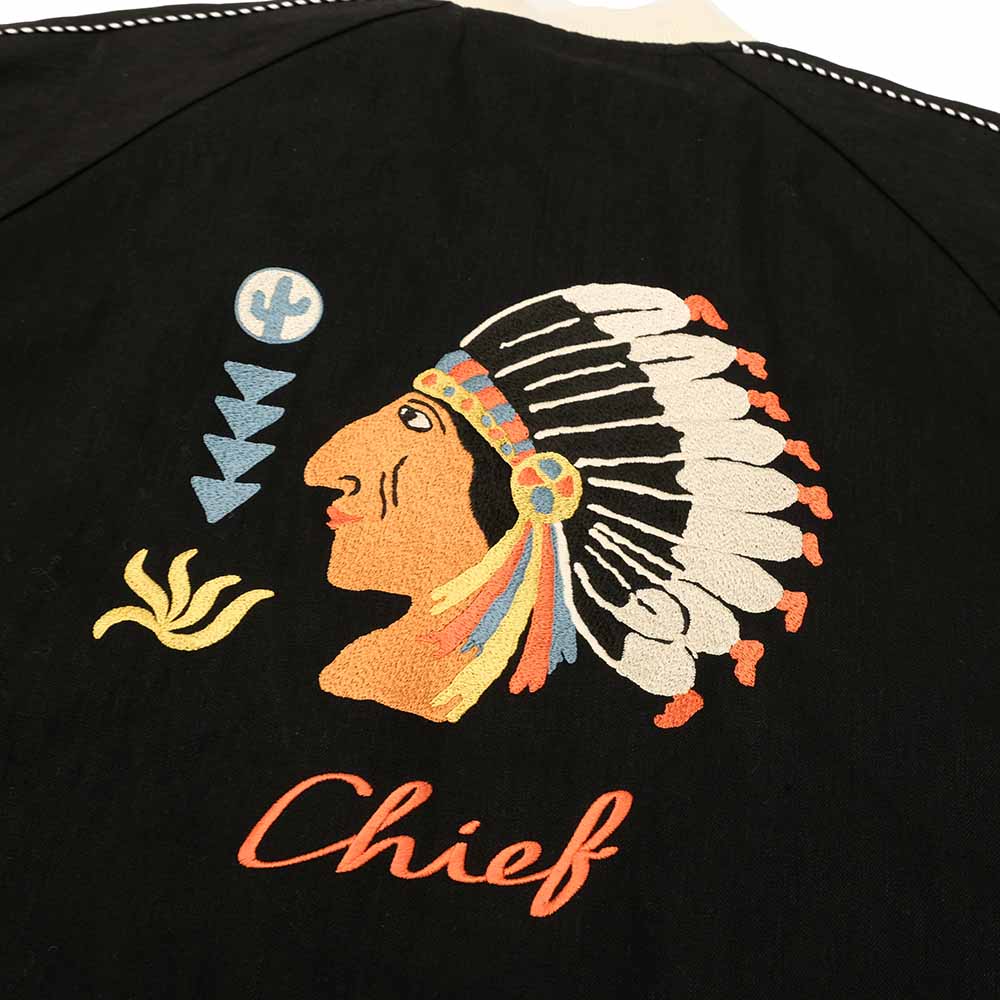 WESTOVERALLS - DENIM SOUVENR JACKET - WOVT-JK01-BW