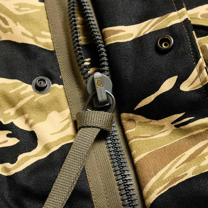 BUZZ RICKSON'S - JACKET, MAN'S FIELD, M-65 TIGER CAMOUFLAGE CIVILIAN MODEL - BR15885