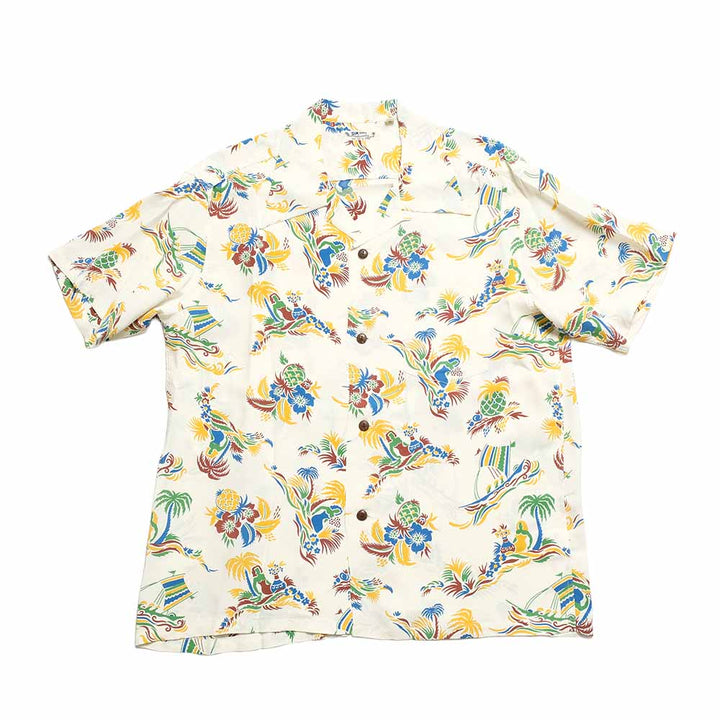 SUN SURF - S/S RAYON HAWAIIAN SHIRT - ISLAND TRIP - SS39620