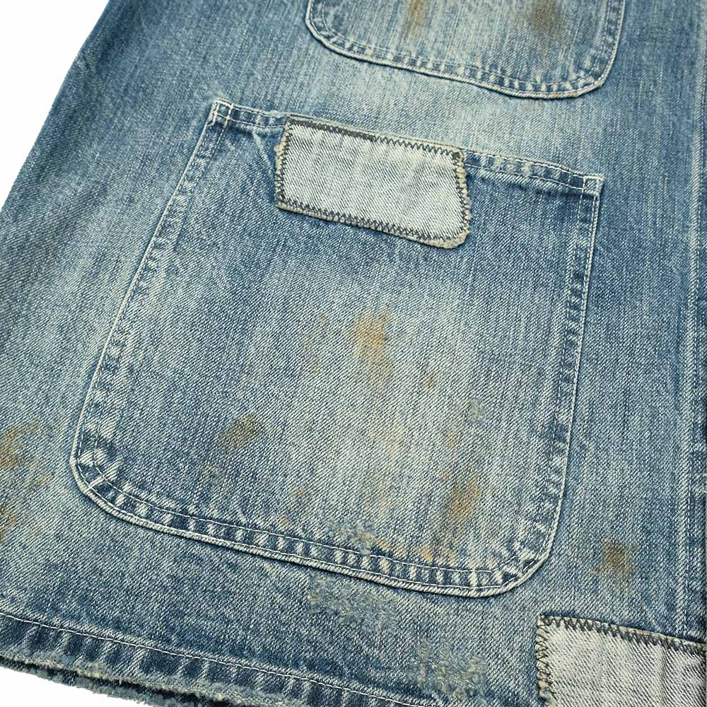 UNIVERSAL OVERALL - 12.75oz CONE DENIM REMAKE COVERALL - HT2433400-C
