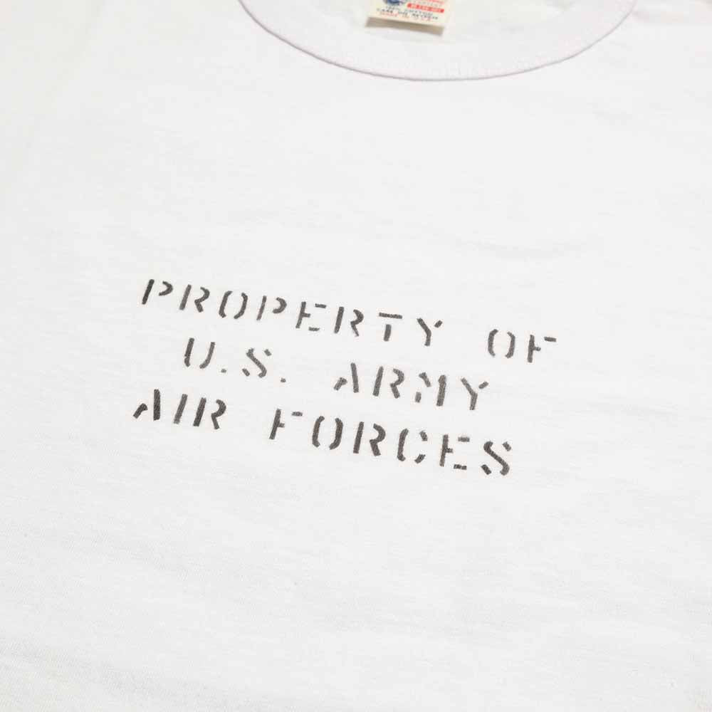 BUZZ RICKSON'S - S/S T-SHIRT - AIR BASE STENCIL - BR79779