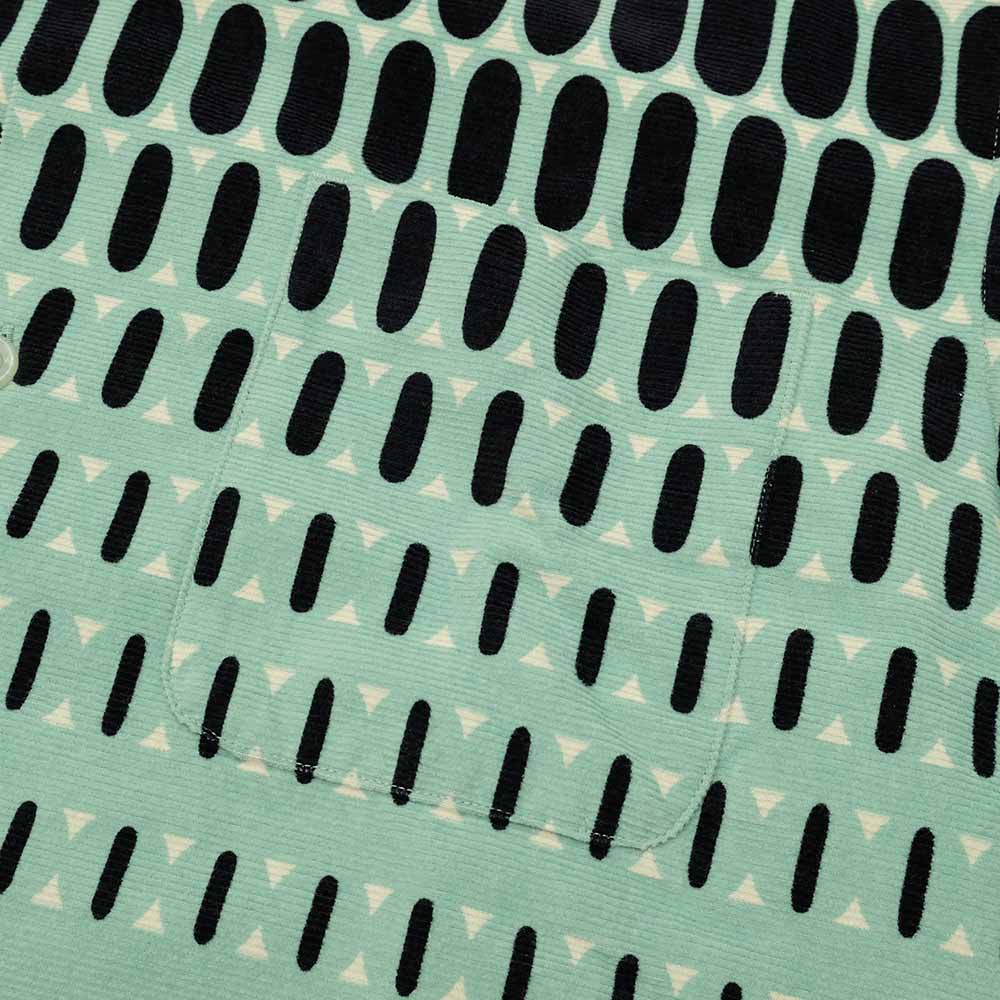 STYLE EYES Late 1950s Style Corduroy Sports Shirt ELVIS DOTS SE29169