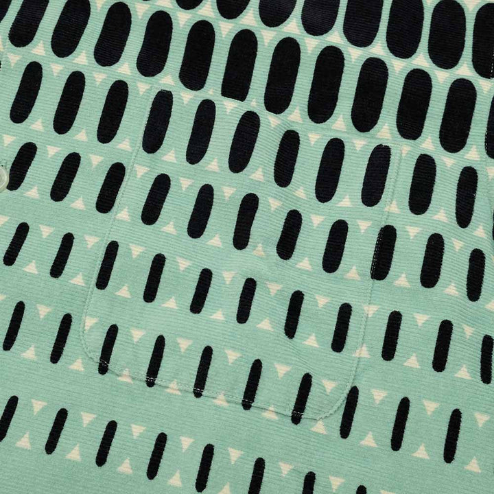 STYLE EYES Late 1950s Style Corduroy Sports Shirt ELVIS DOTS SE29169