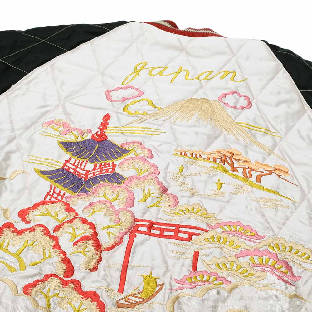 TAILOR TOYO - Acetate Quilted Souvenir Jacket - LANDSCAPE × DUELLING DRAGONS - TT15543-190