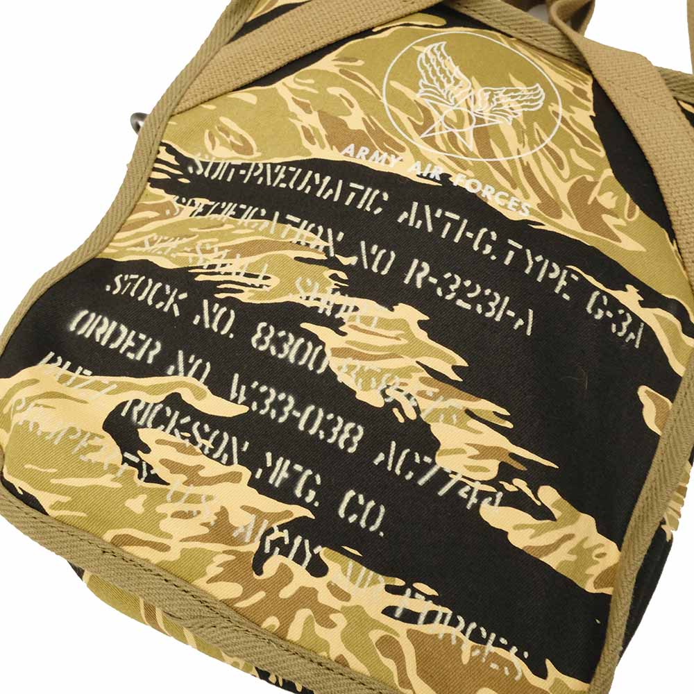 BUZZ RICKSON'S - SUIT-PNEUMATIC ANTI-G, TYPE G-3A TIGER CAMOUFLAGE BAG - BR02878
