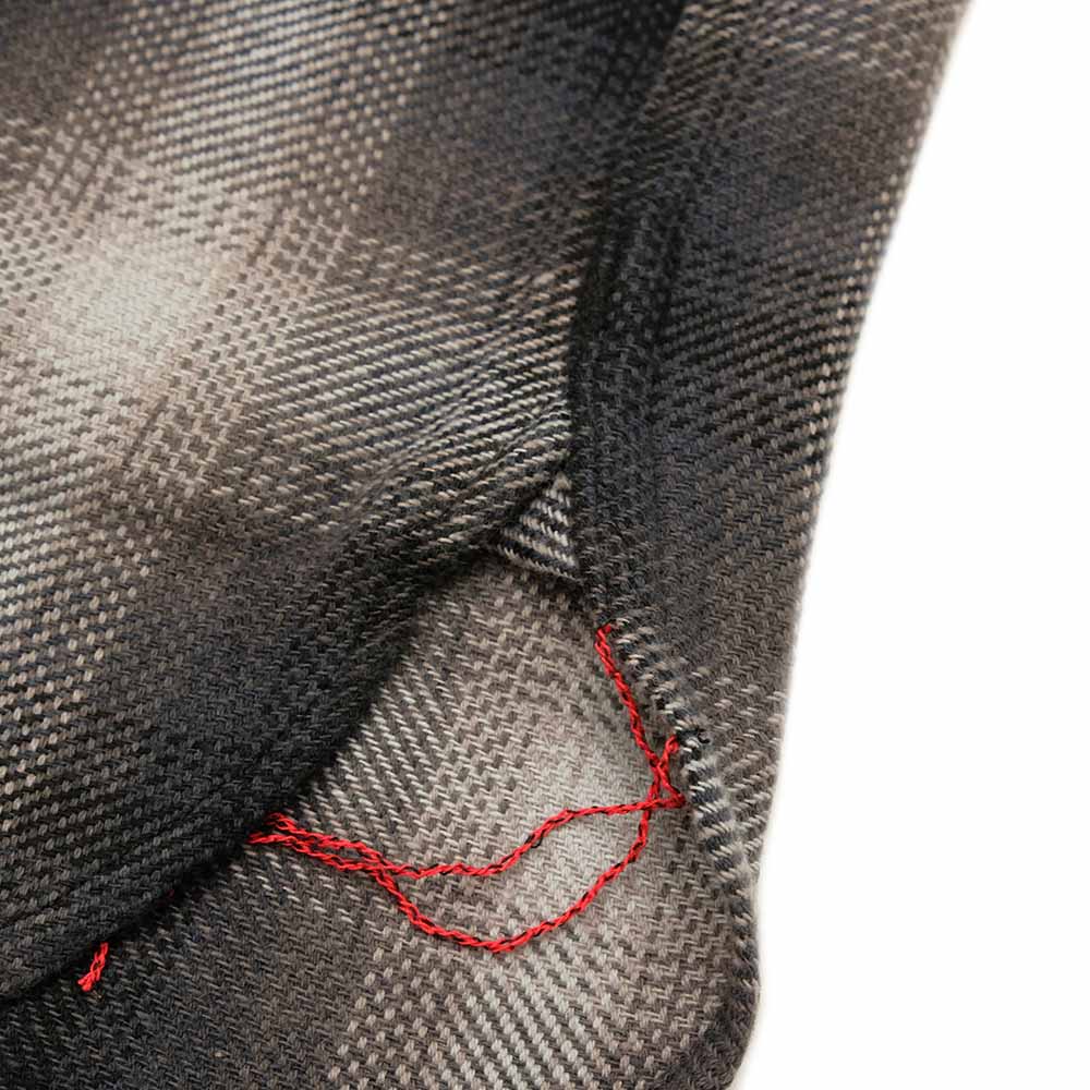 SUGAR CANE - TWILL PLAID WORK SHIRT - SC29561