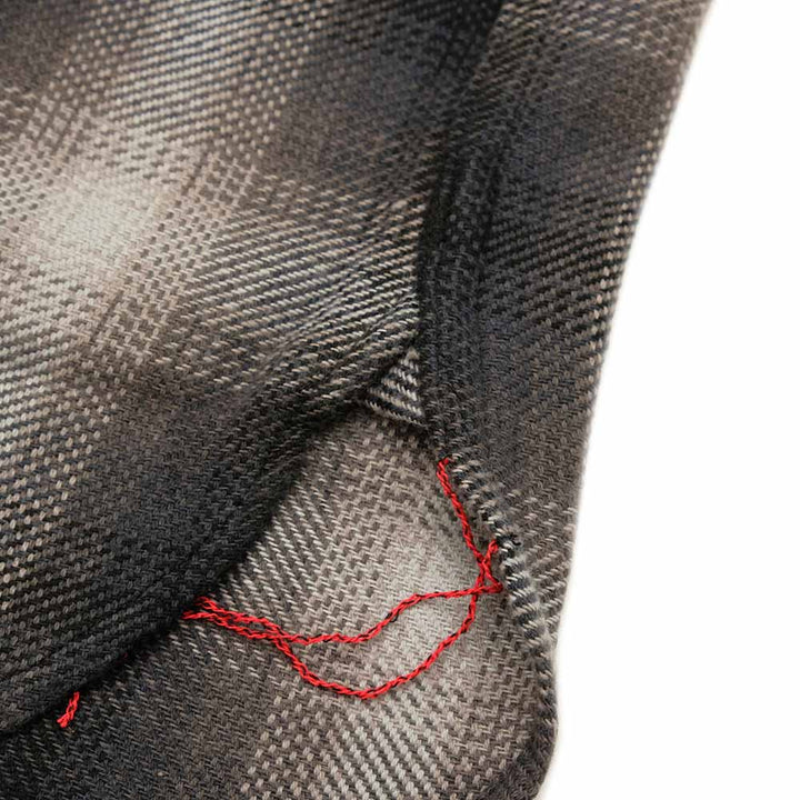 SUGAR CANE - TWILL PLAID WORK SHIRT - SC29561