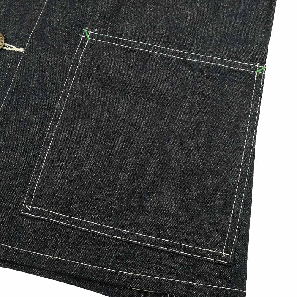 SUGAR CANE - FICTION ROMANCE - 11oz. BLUE DENIM 1920's WORK COAT - SC15503