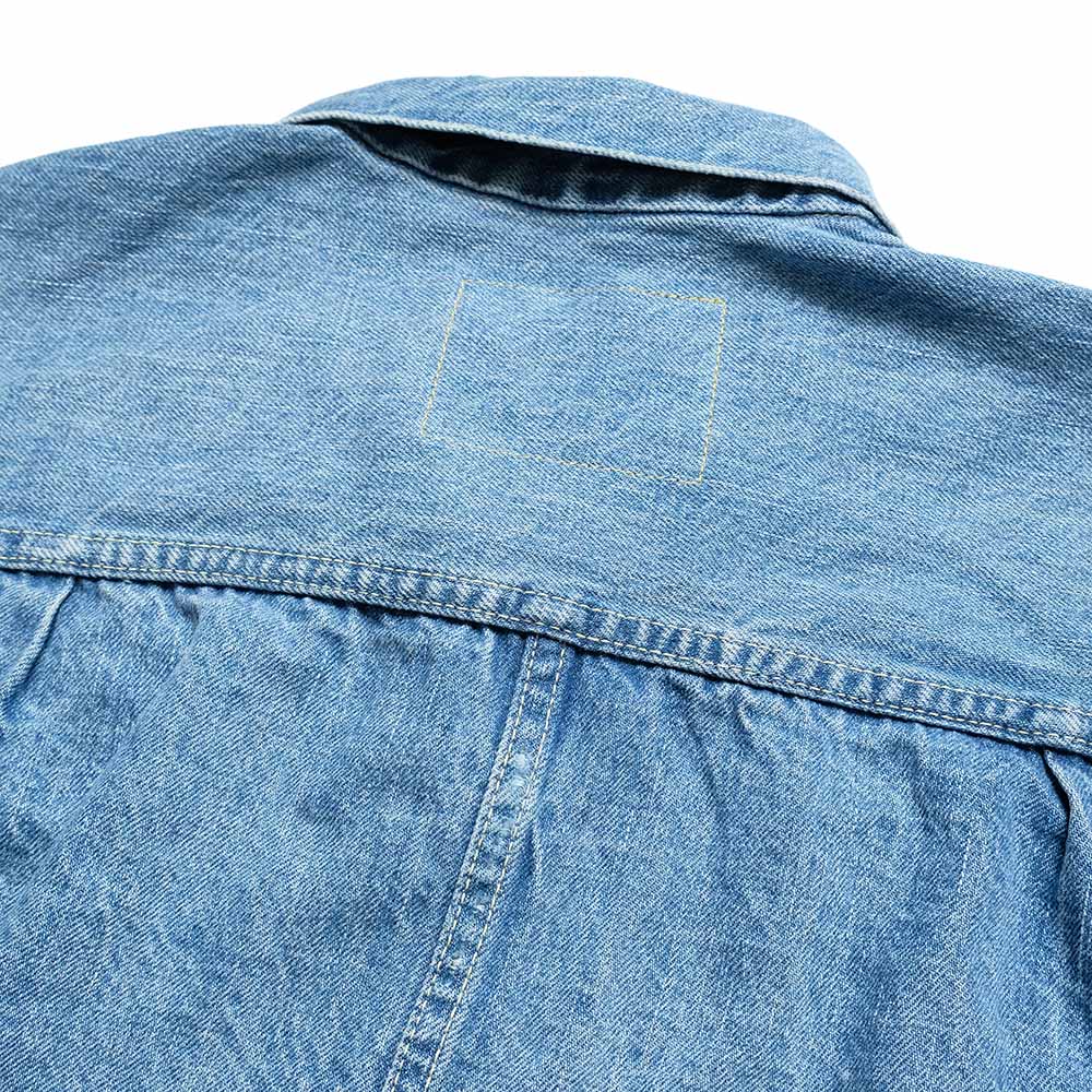 REMI RELIEF - 12oz DENIM WW2 MODEL JACKET - USED BLUE - RN30389034