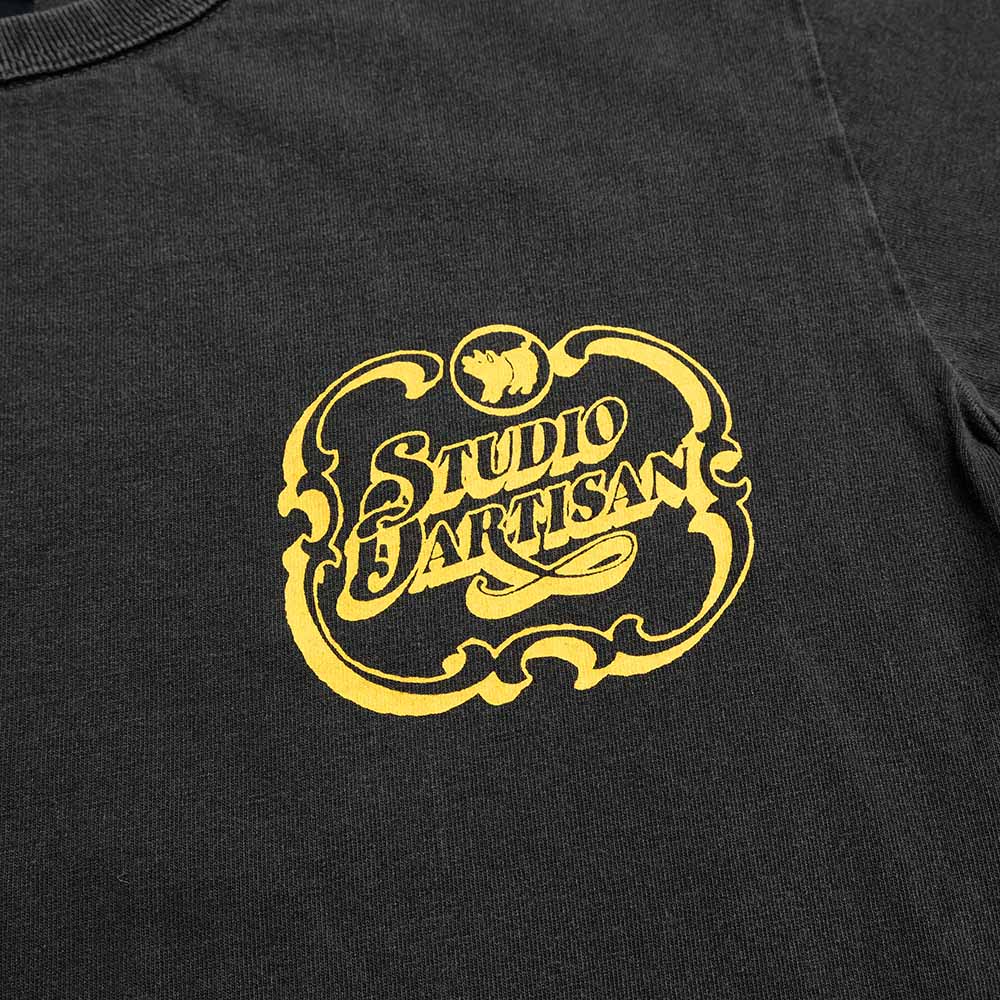 STUDIO D’ARTISAN - USA COTTON T-SHIRT - PIGMENT DYE - 8207A