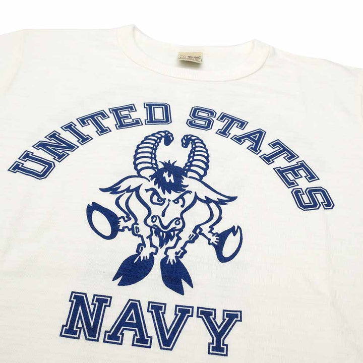 BUZZ RICKSON'S - SLUB YARN T-SHIRT - UNITED STATES NAVY - BR79566