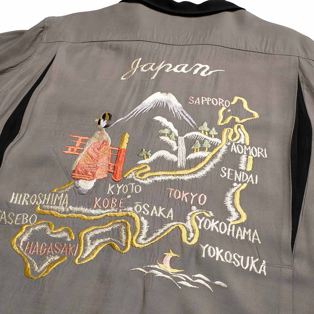 TAILOR TOYO - SUKA SHIRT - JAPAN MAP - TT39699