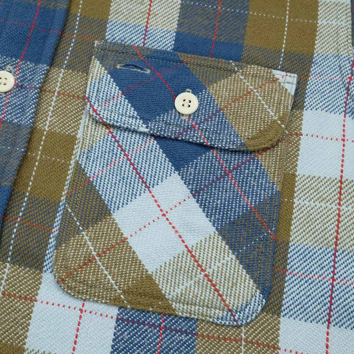 WAREHOUSE - Lot.3104 FLANNEL SHIRTS - E-Pattern - ONE WASH - WH-3104E24