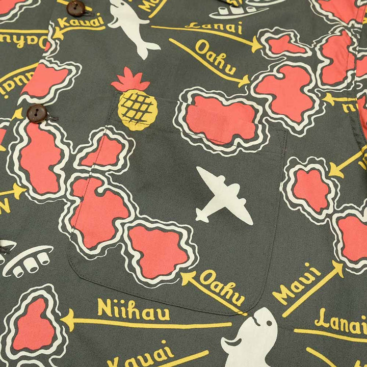 SUN SURF - COTTON BROAD OPEN SHIRT - ROUND TRIP - SS39505