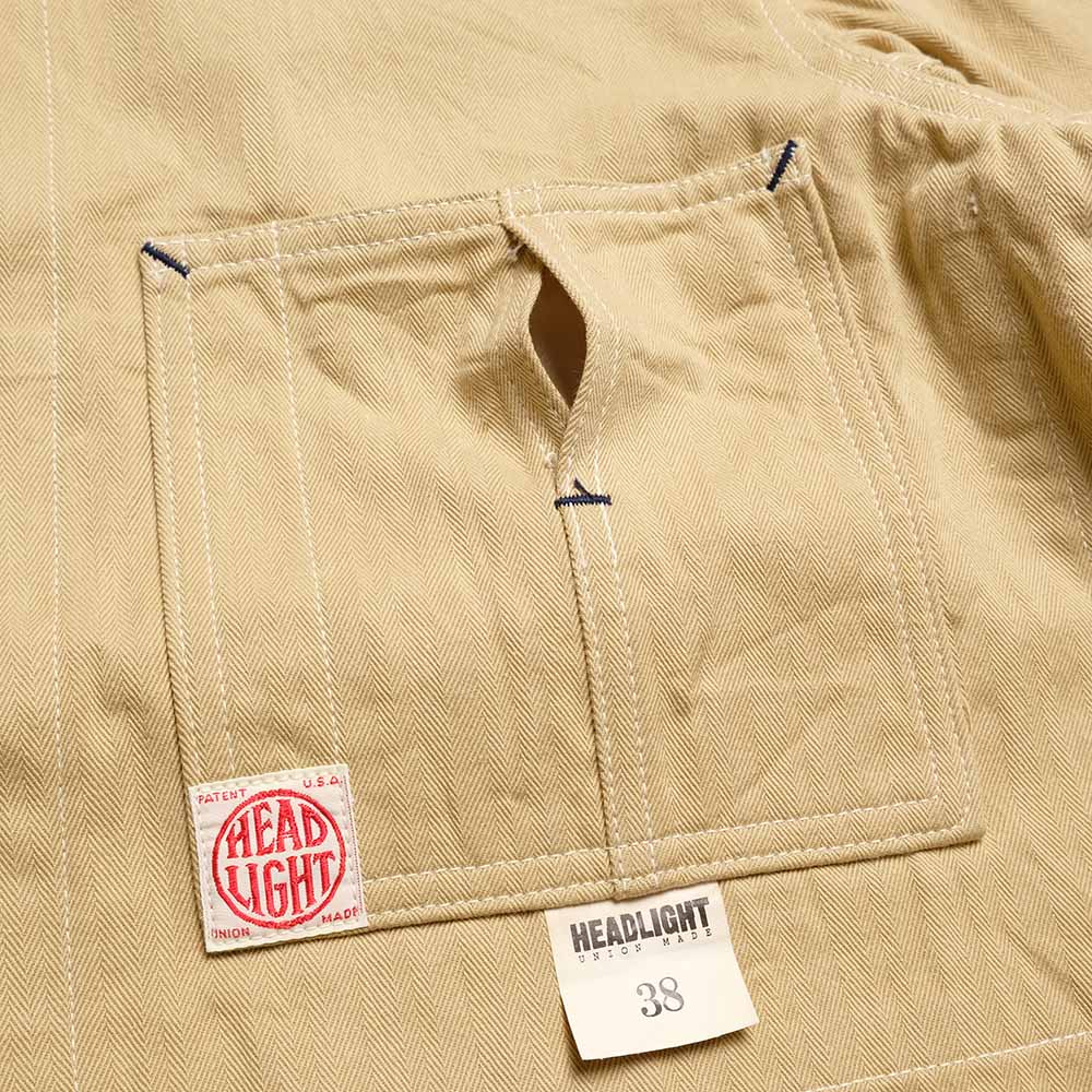 HEADLIGHT - 10oz. RANDOM HBT WORK COAT - HD15908