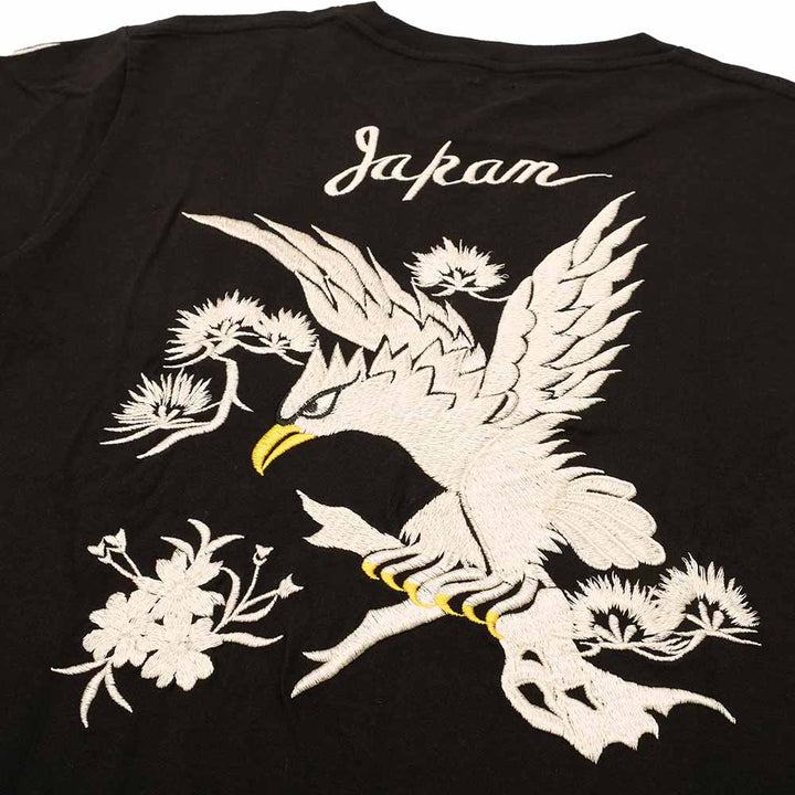 TAILOR TOYO - L/S SUKA T-SHIRT - EMBROIDERED - EAGLE - TT69647