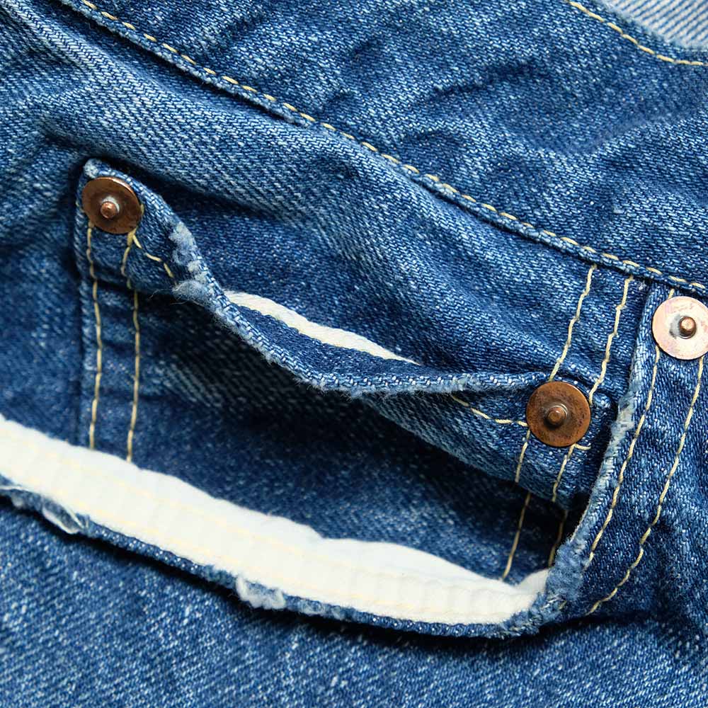 REMI RELIEF - 13oz 1954XX DENIM PT - USED BLUE - RN30389040