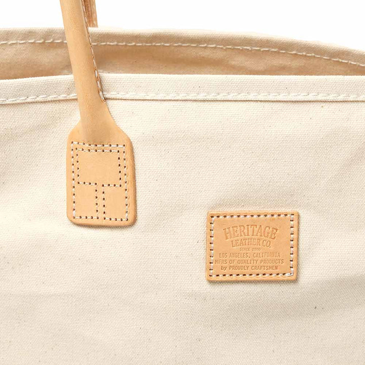 HERITAGE LEATHER CO. - VINTAGE PATCH DAY TOTE - HLC-9212