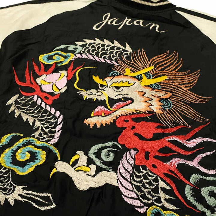 TAILOR TOYO - Acetate Souvenir Jacket - WHITE DRAGON x EAGLE - TT15682-119