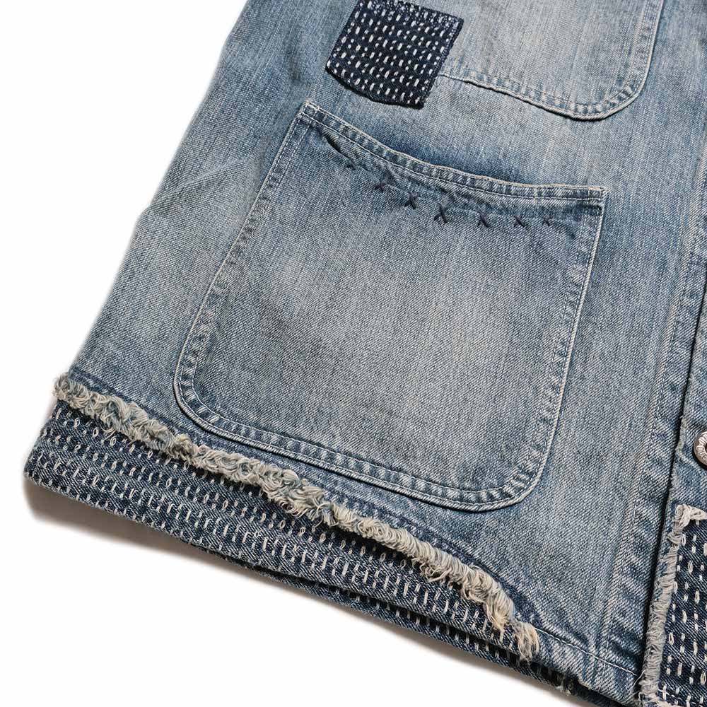 UNIVERSAL OVERALL - 12.75oz CONE DENIM REMAKE COVERALL - HT2433400-F