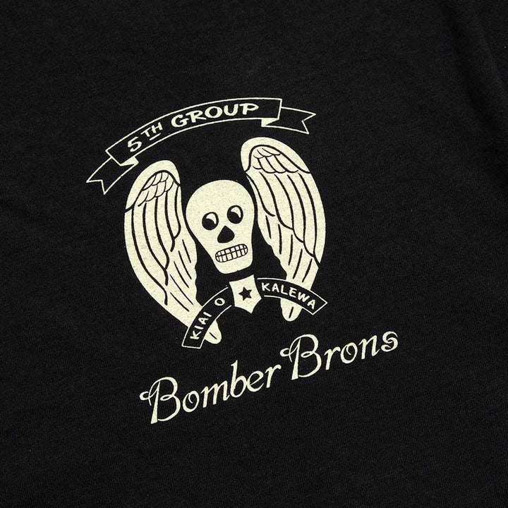 BUZZ RICKSON'S - S/S T-SHIRT - 23rd BOMB. SQ. BOMBER BARONS - BR79778