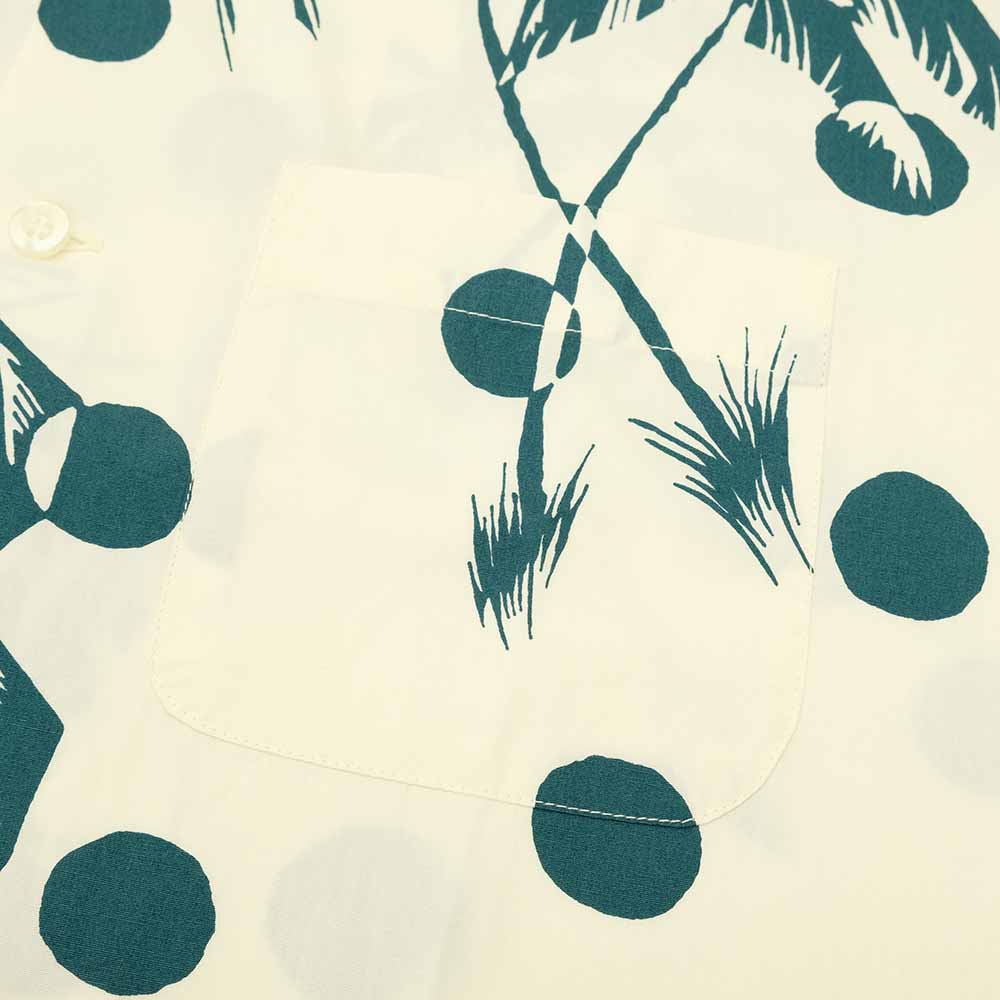 Duke Kahanamoku - COTTON HAWAIIAN SHIRT - MOONLIGHT PALMTREE - DK39451