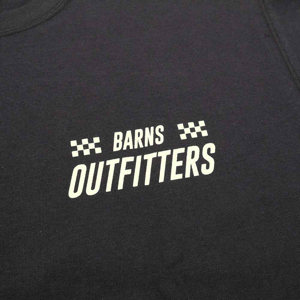 BARNS - BOXY L/S PRINT T-SHIRT - MOTORCYCLELADY - BR-25403