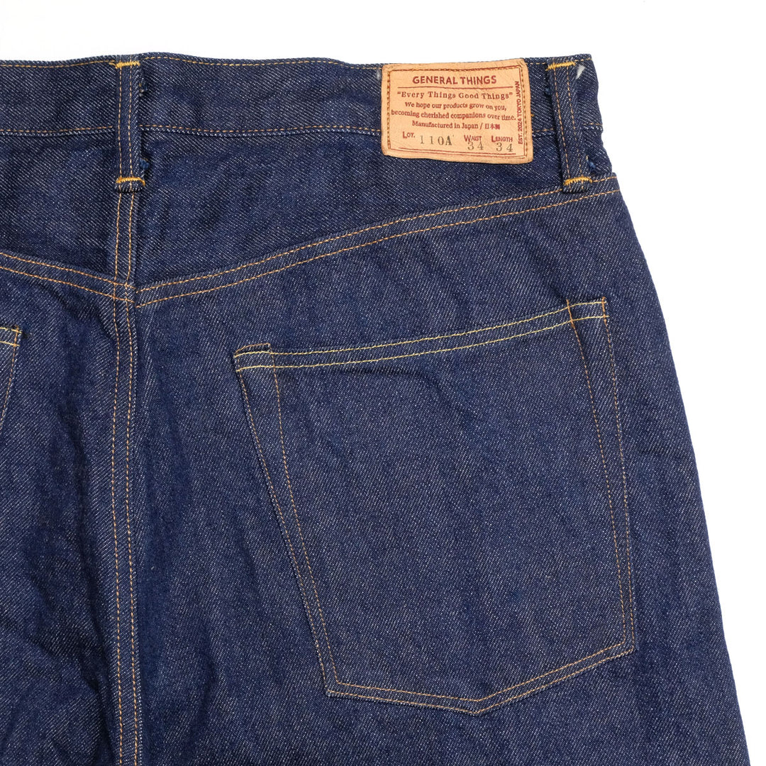 GENERAL THINGS - Lot.110A Jeans Line 1 Straight - 14oz. Blue Denim - 110A
