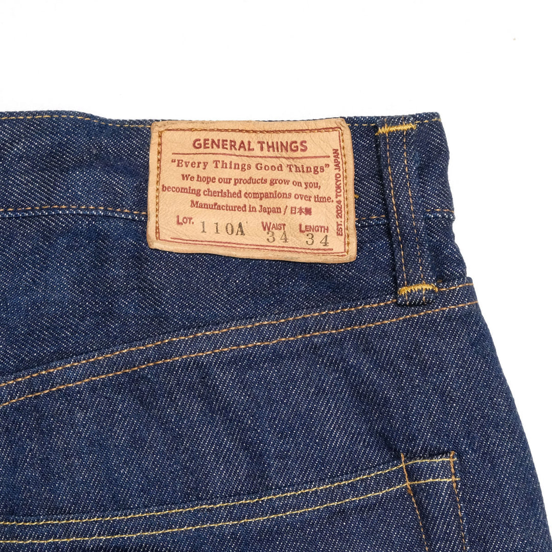 GENERAL THINGS - Lot.110A Jeans Line 1 Straight - 14oz. Blue Denim - 110A