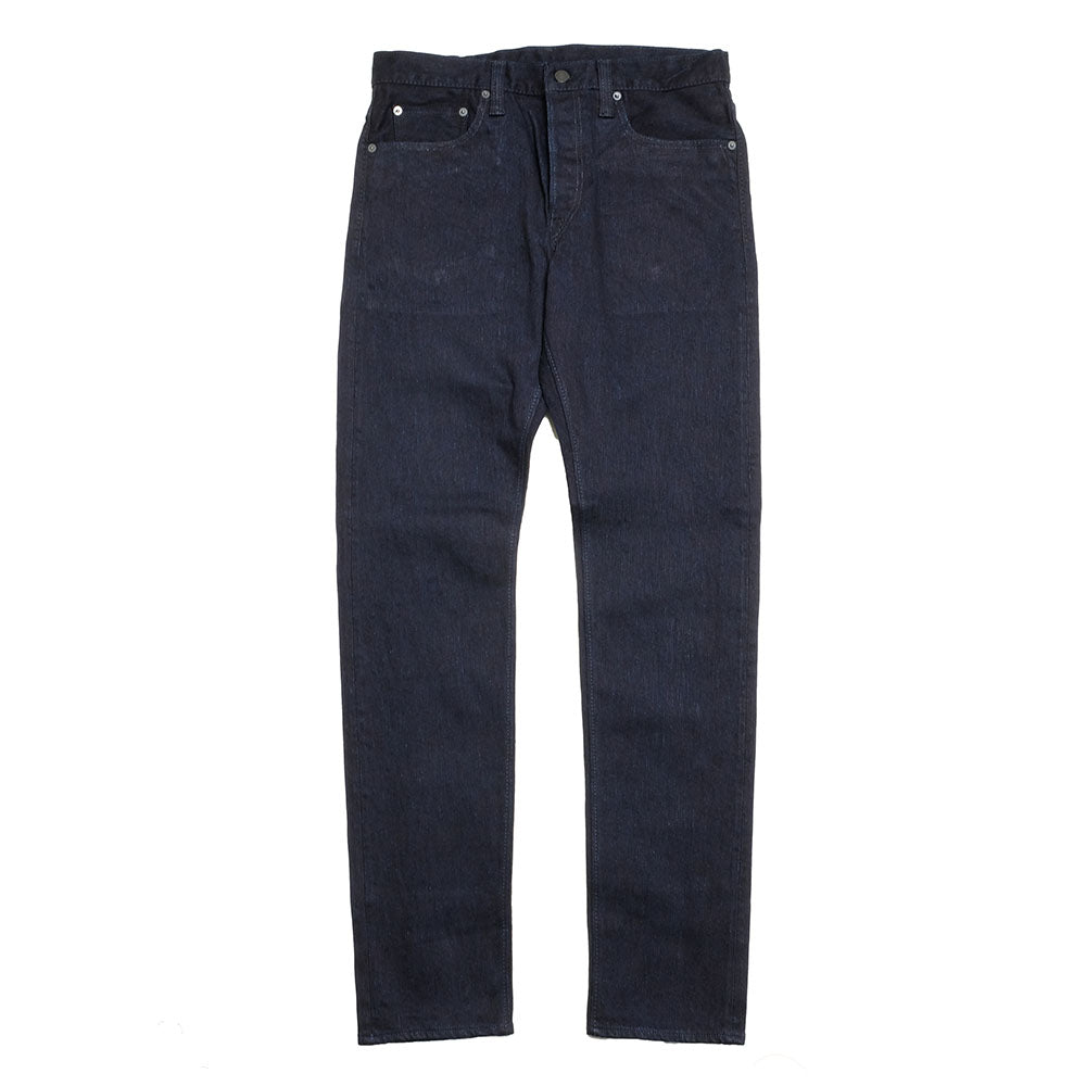 pure blue japan - 13oz Extra Slub Stretch Denim Relaxed Tapered - Double Indigo - 1167-WID