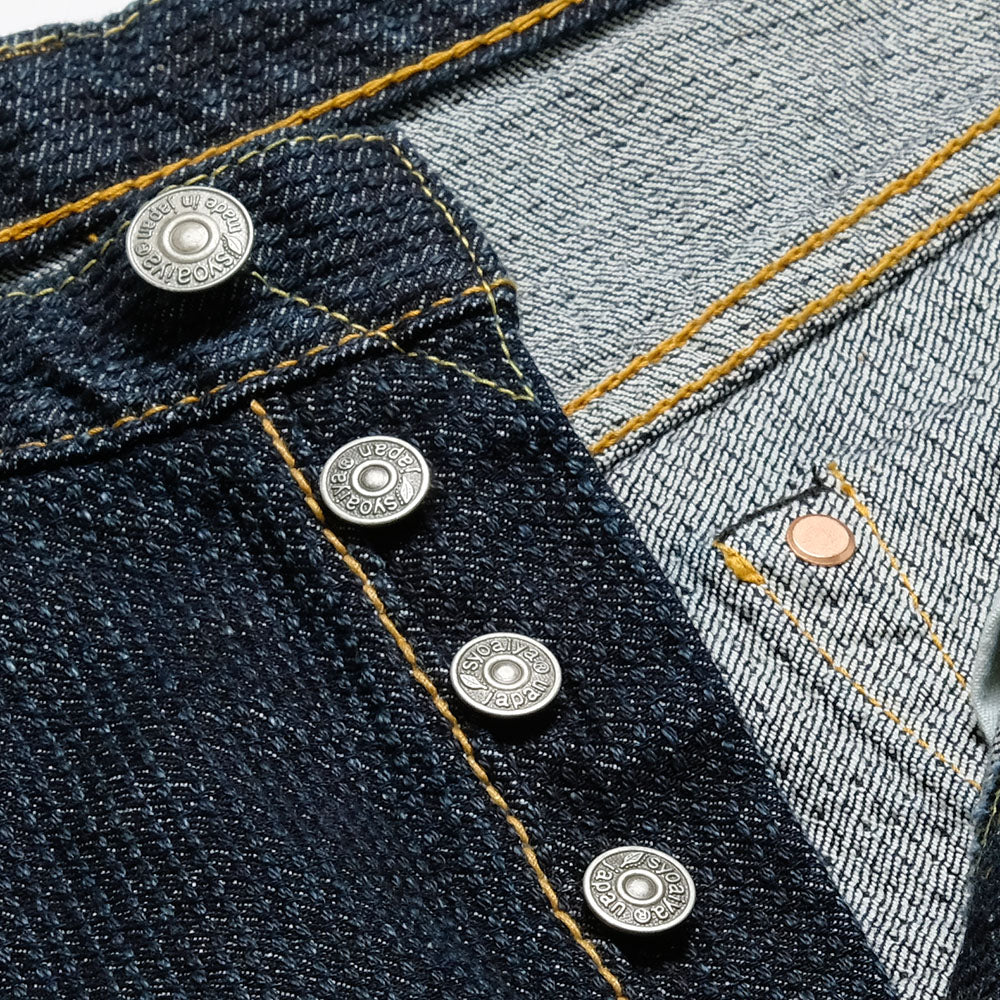 Pure Blue Japan - 12.5oz. SASHIKO RELAX TAPERED - 1170-2-ID