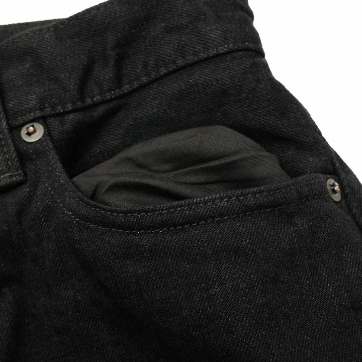 Momotaro Jeans - 15.7oz SELVEDGE BLACK DENIM NARROW TAPERED - MXJE1101