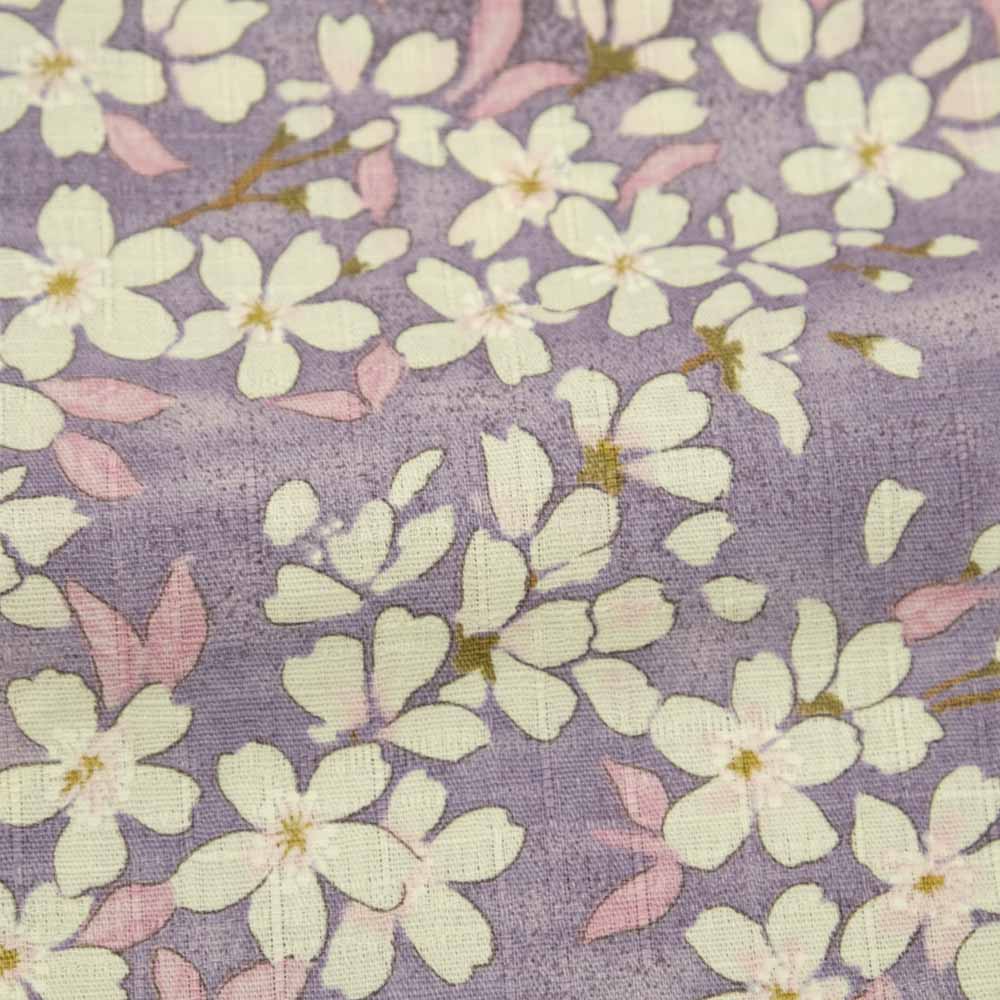 衣櫻 - サザンクロス素材 長袖レギュラーシャツ - 霞舞桜 - SA1564