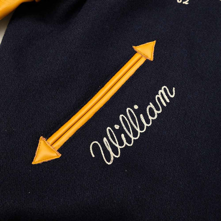 WHITESVILLE - 30oz. WOOL MELTON AWARD JACKET - MAVERICKS - WV15782