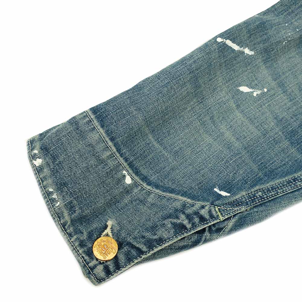 SUGAR CANE - 11oz. BLUE DENIM - WORK COAT - AGED MODEL - SC15708
