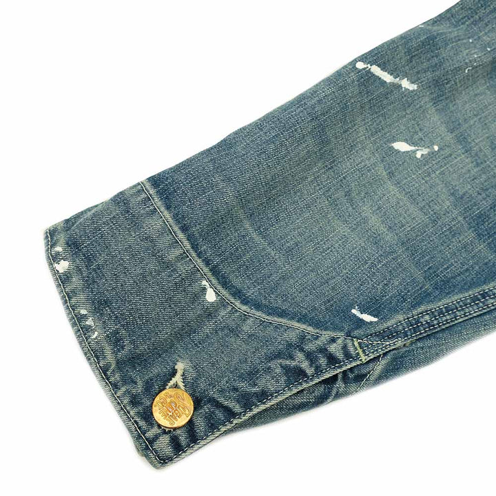 SUGAR CANE - 11oz. BLUE DENIM - WORK COAT - AGED MODEL - SC15708