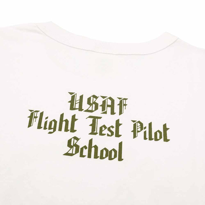 BUZZ RICKSON'S - S/S T-SHIRT - USAF TEST PILOT SCHOOL - BR79621